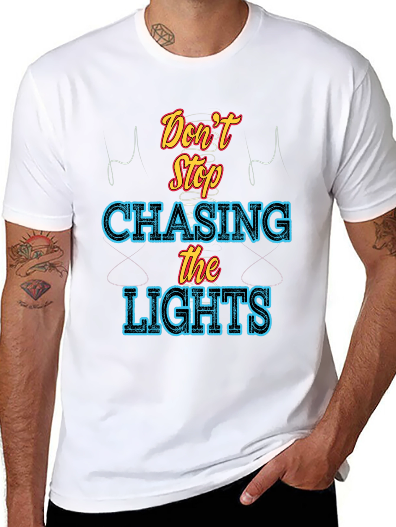 Dont Stop Chasing the Lights Graphic Tee