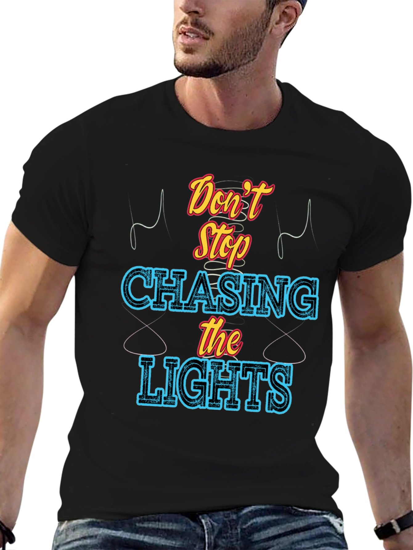 Dont Stop Chasing the Lights Graphic Tee