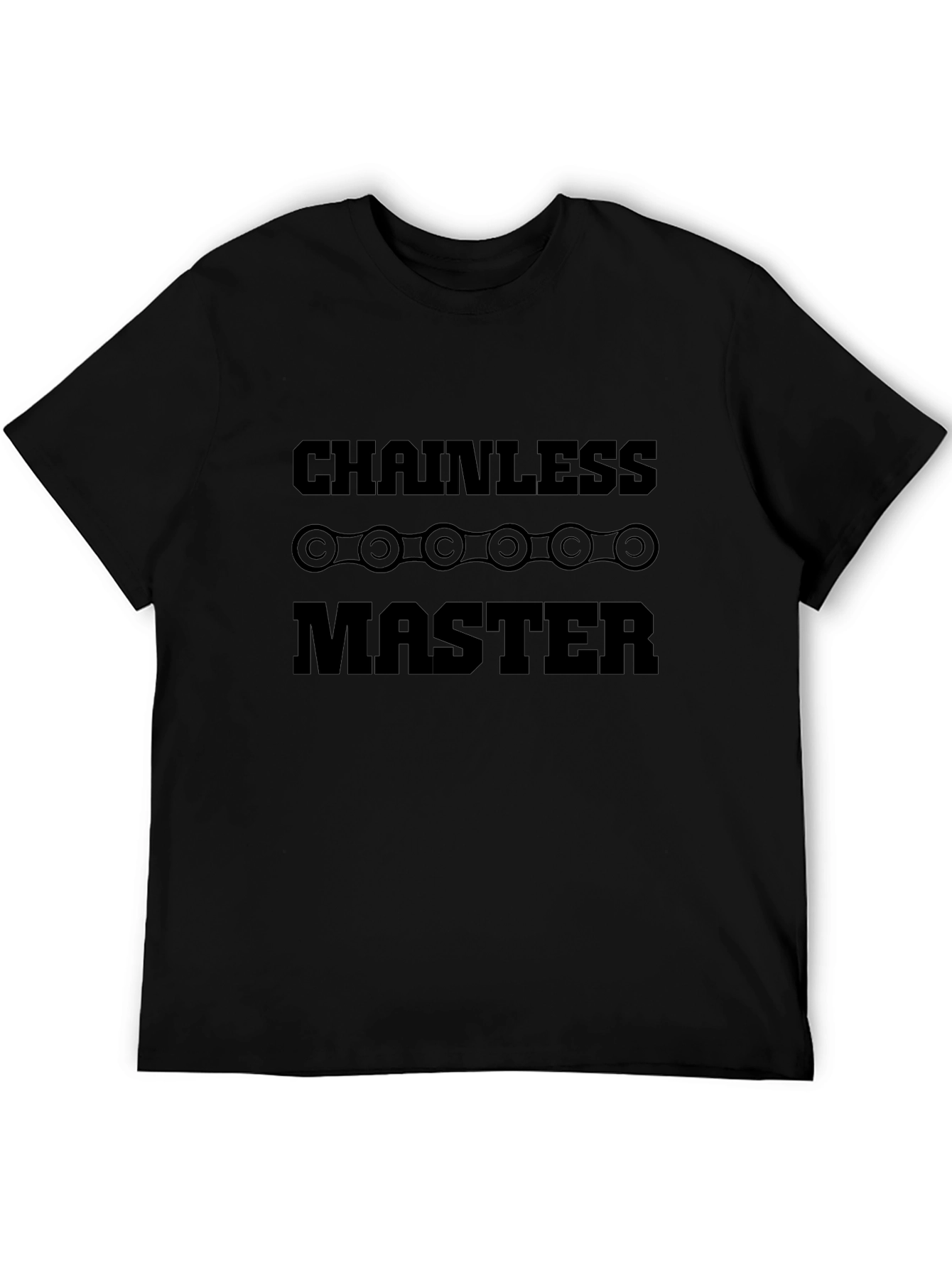 Chainless Master T-Shirt - Black Cotton Tee
