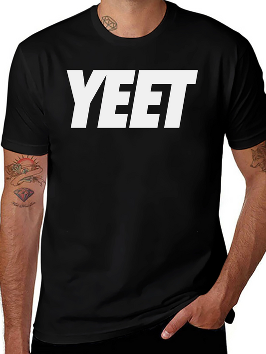 YEET Graphic Tee - Comfortable Black T-Shirt