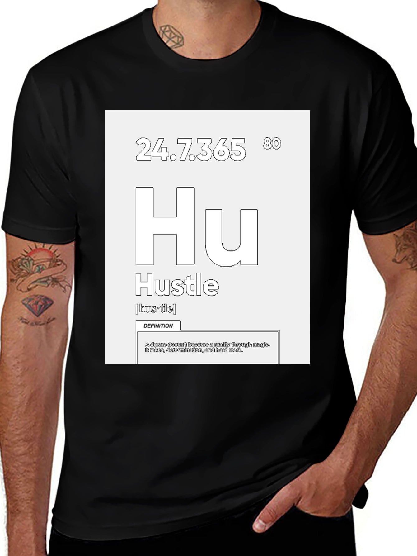 Hustle Definition Graphic T-Shirt