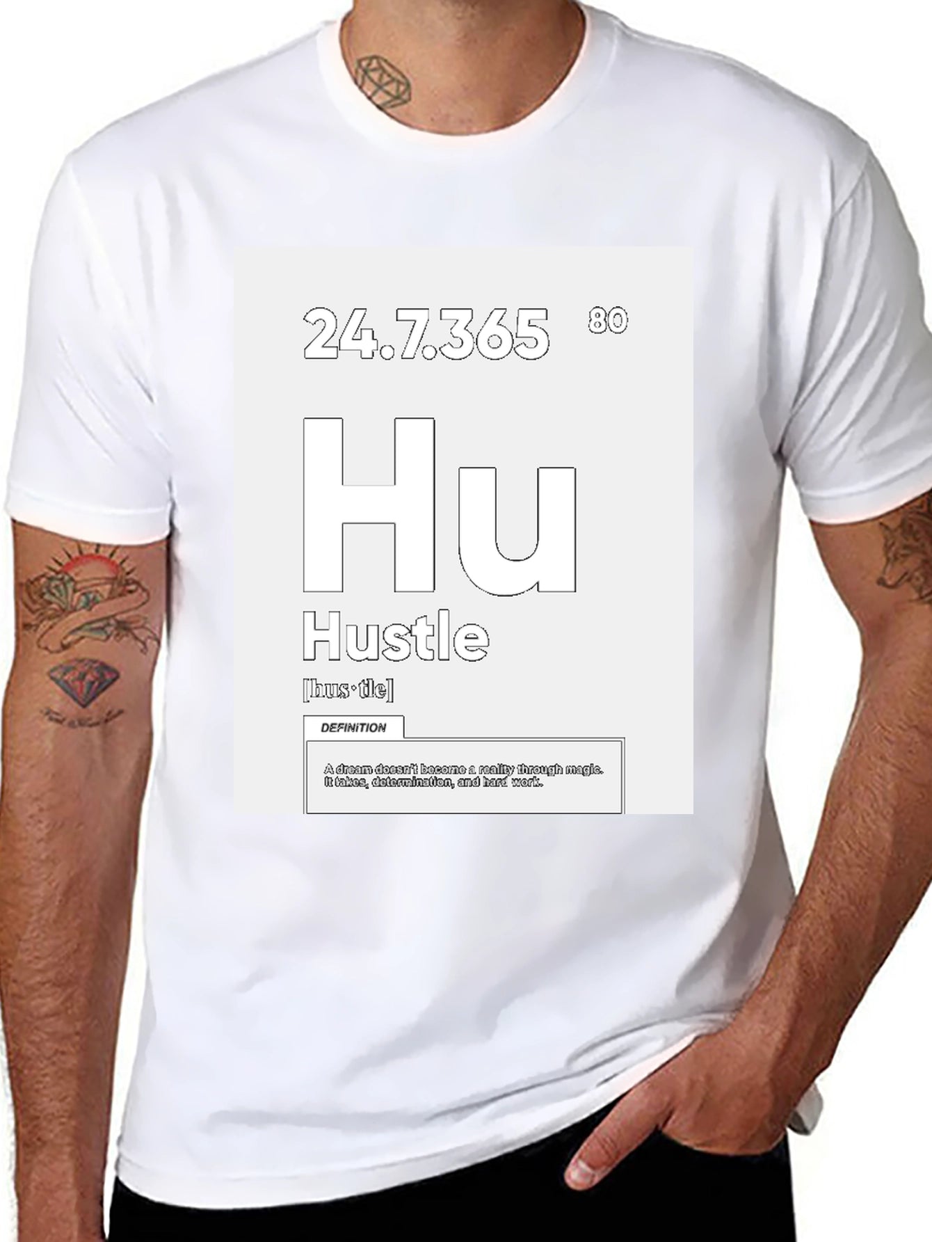 Hustle Definition Graphic T-Shirt