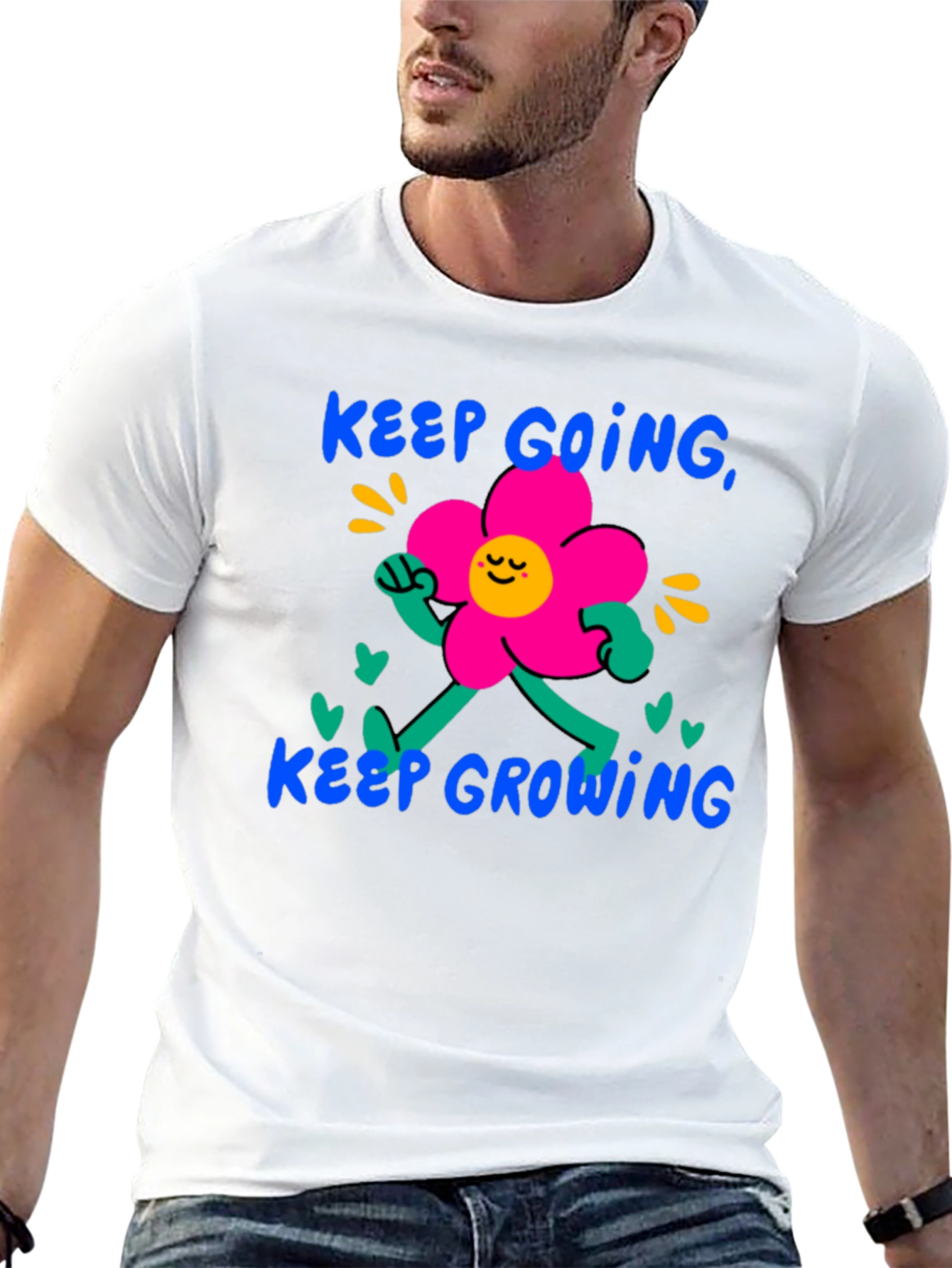 Keep Going Keep Growing Graphic T-Shirt