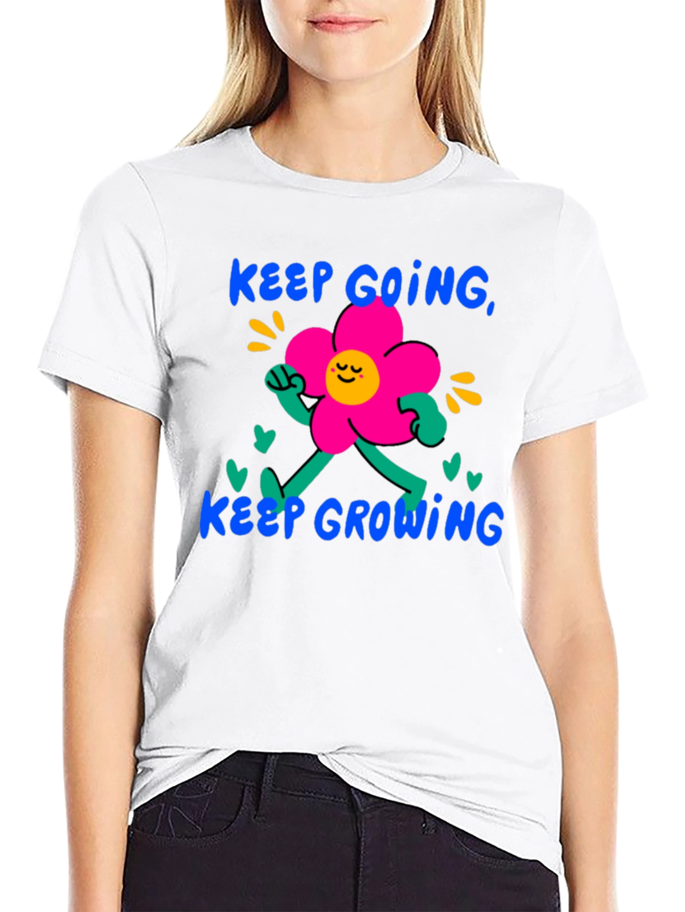 Keep Going Keep Growing Graphic T-Shirt