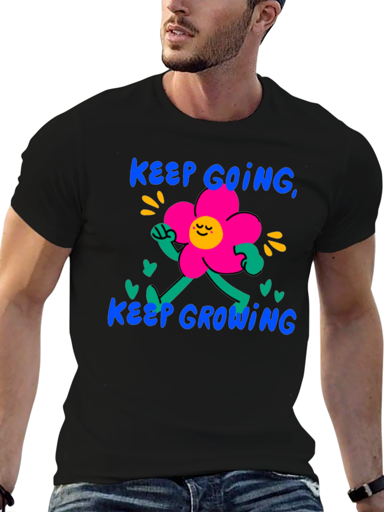 Keep Going Keep Growing Graphic T-Shirt
