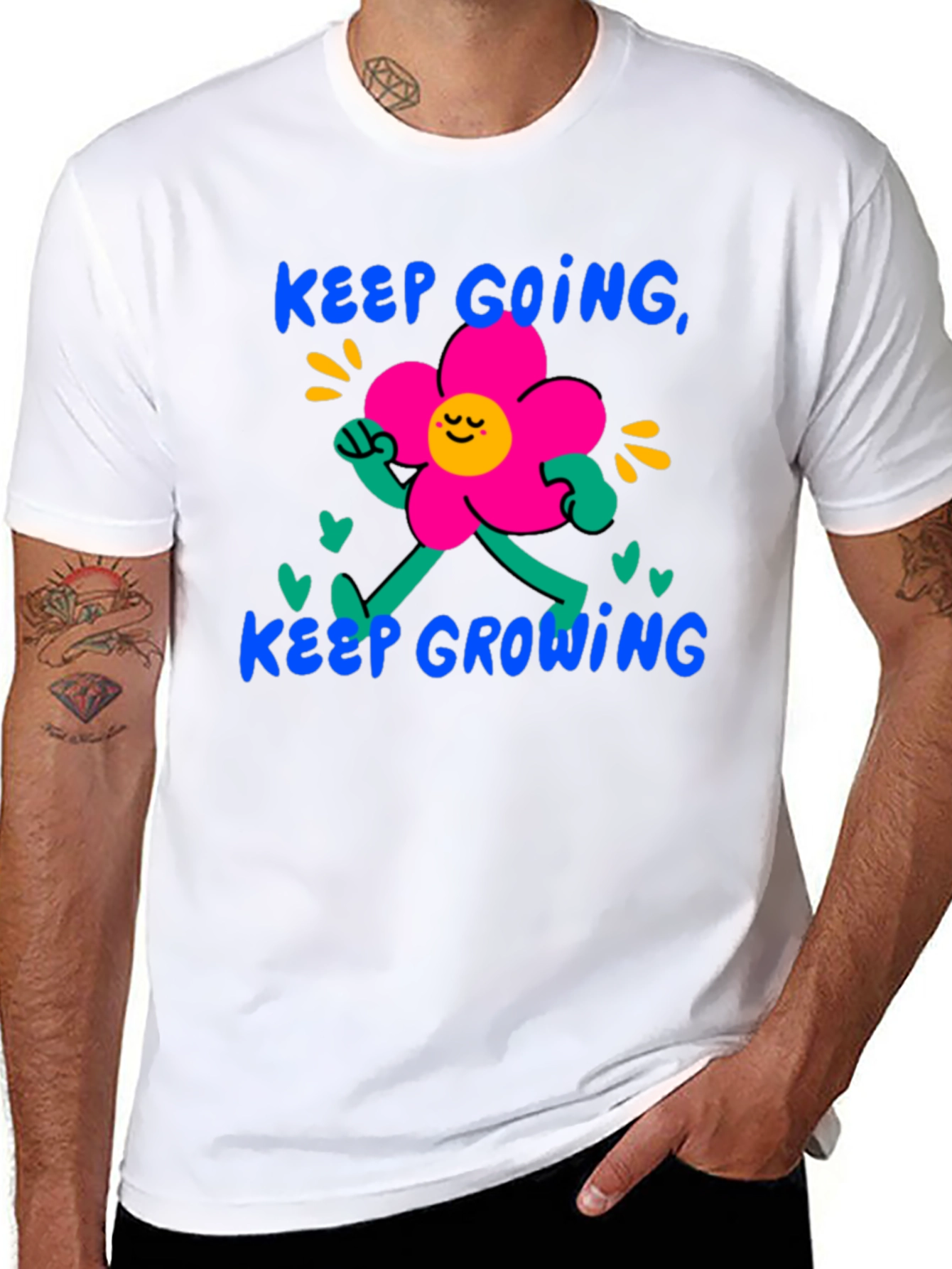 Keep Going Keep Growing Graphic T-Shirt