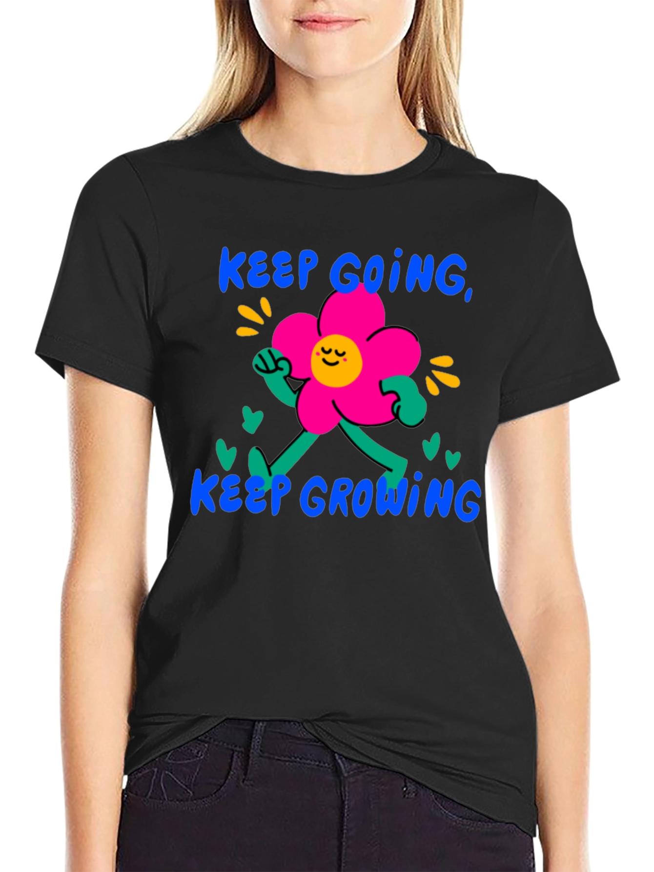 Keep Going Keep Growing Graphic T-Shirt