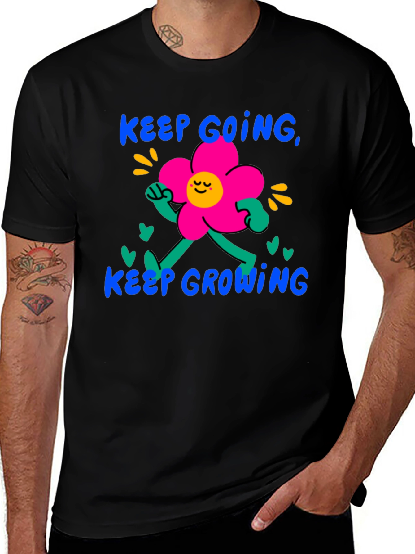 Keep Going Keep Growing Graphic T-Shirt