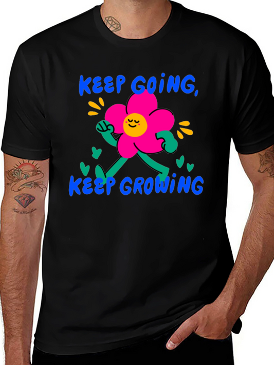 Keep Going Keep Growing Graphic T-Shirt