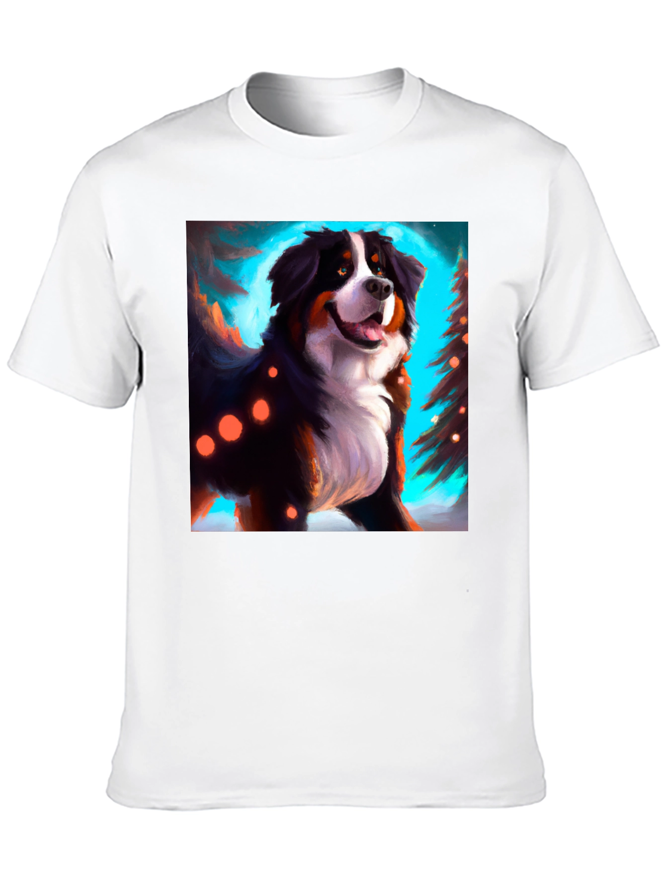 Bernese Mountain Dog Christmas T-Shirt
