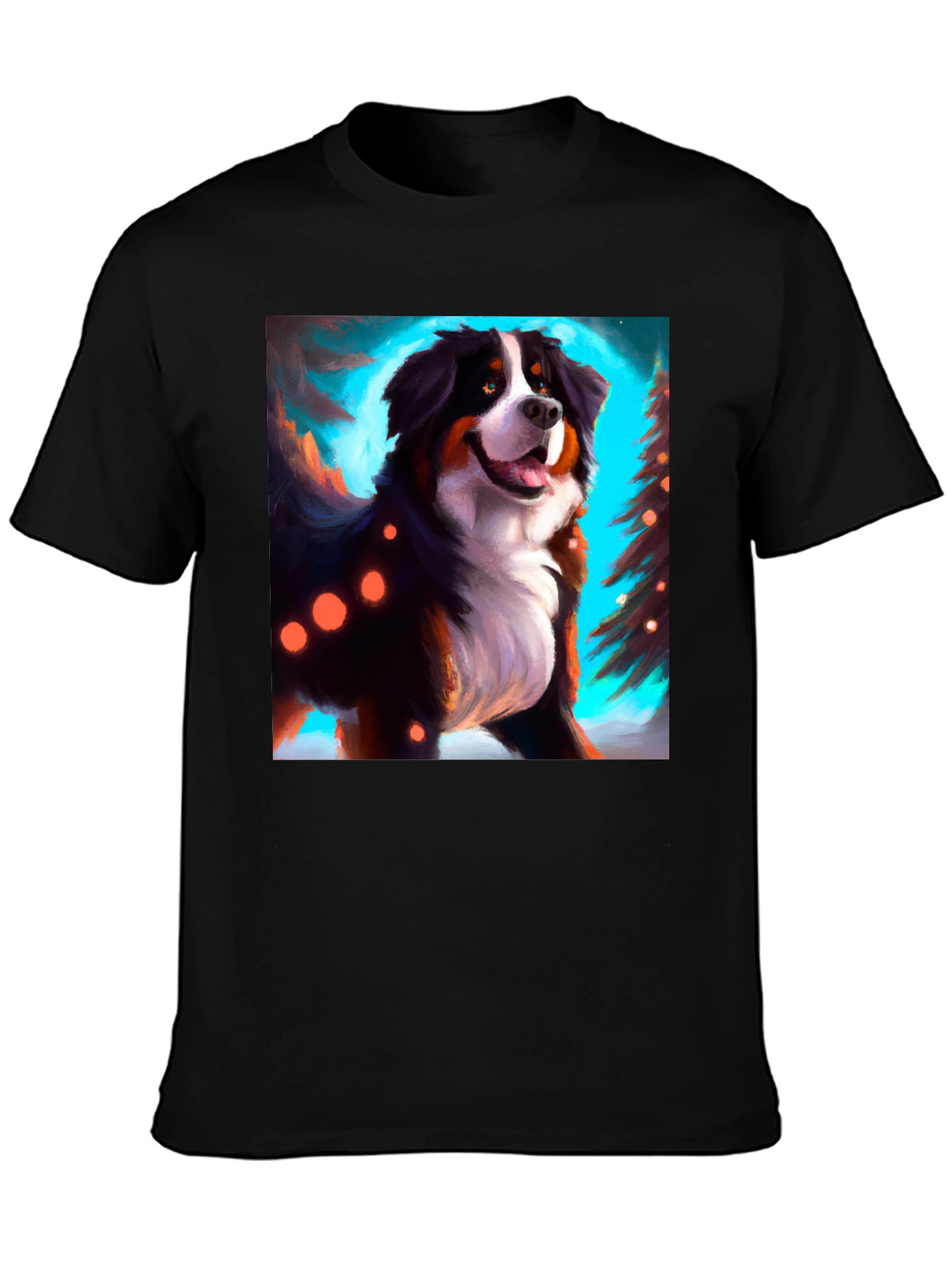 Bernese Mountain Dog Christmas T-Shirt