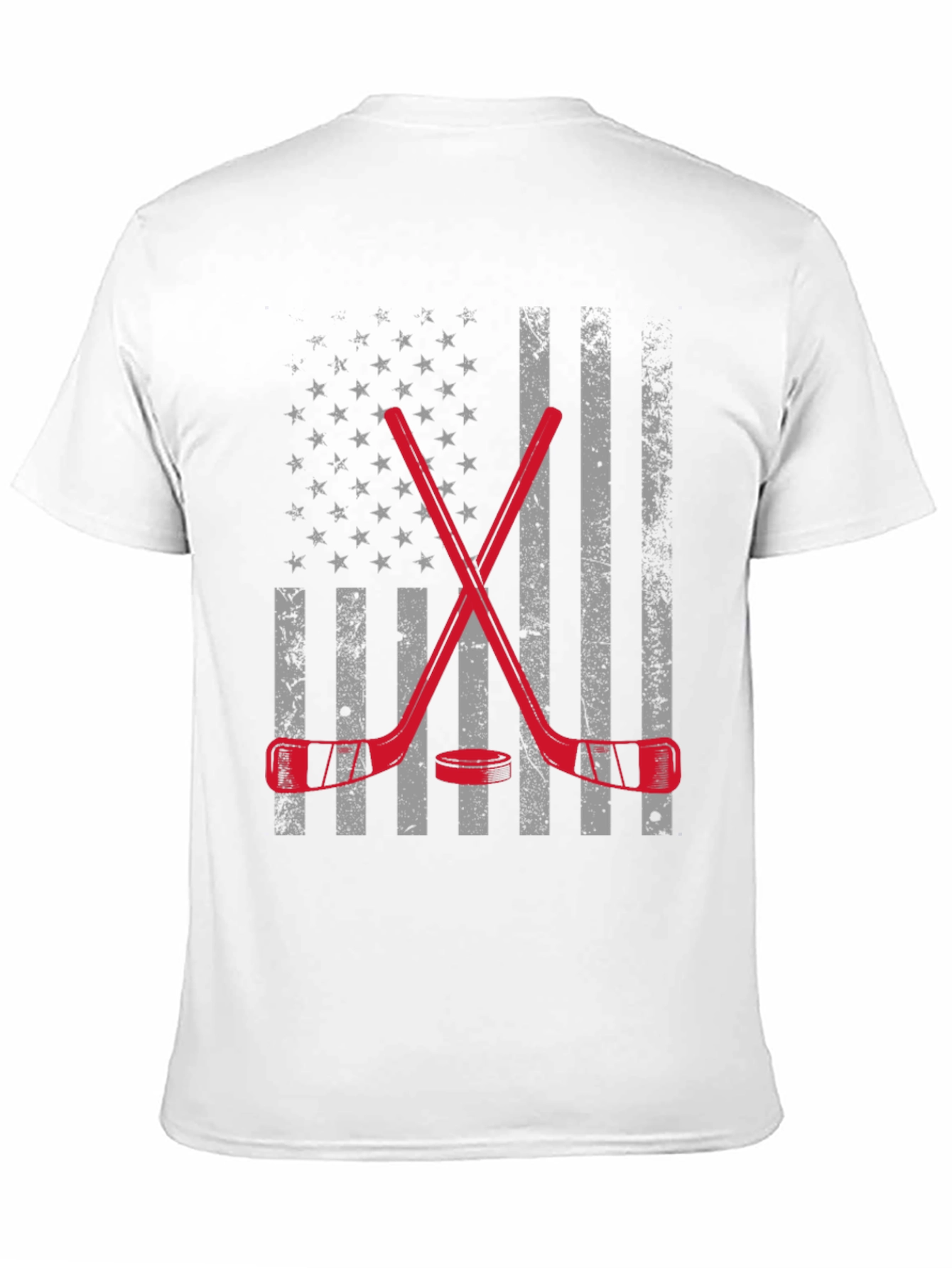 Hockey USA Flag Graphic T-Shirt