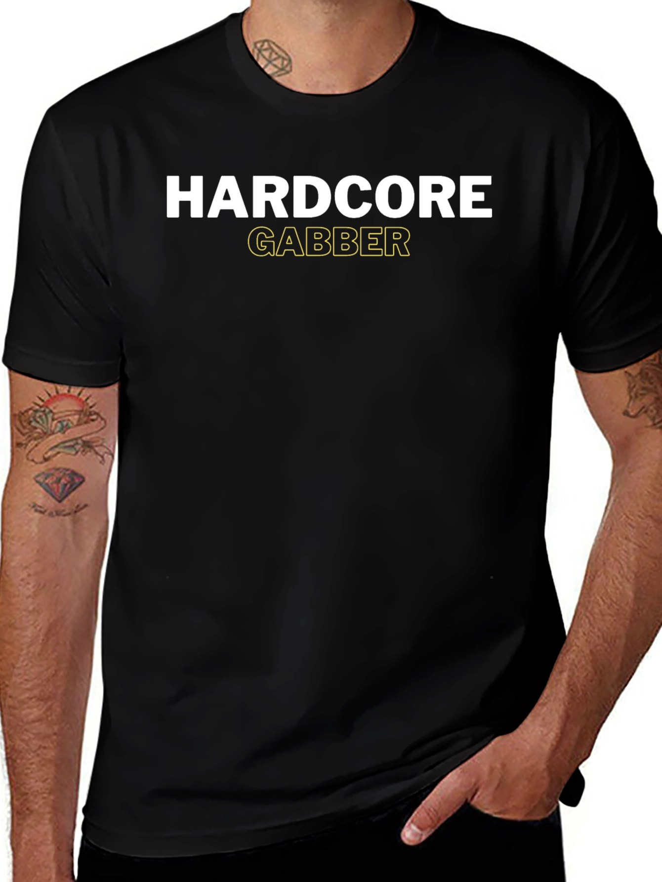 Hardcore Gabber Black T-Shirt