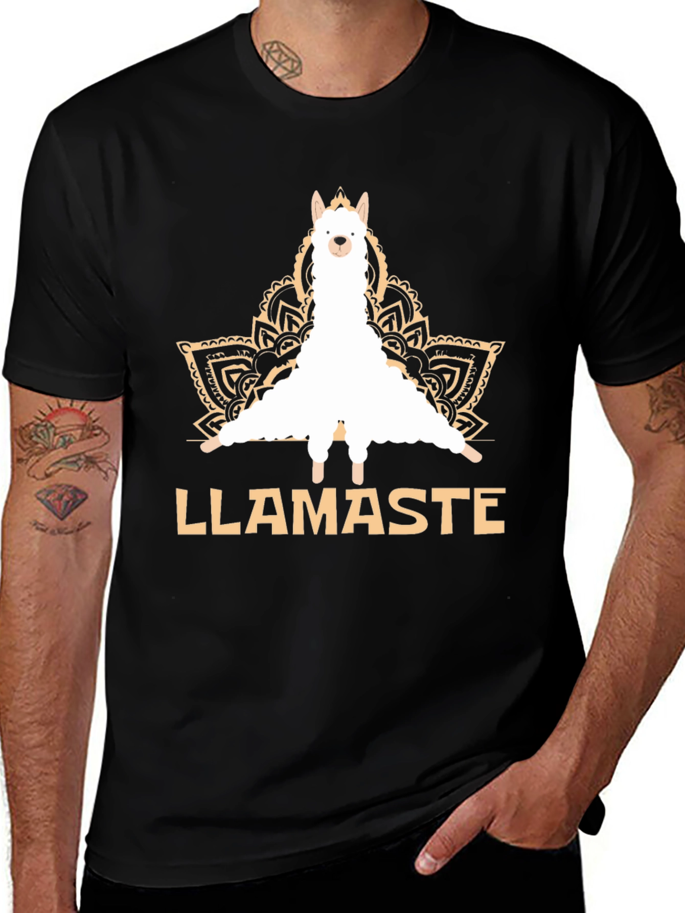 Llamaste Yoga T-Shirt - Relaxed Fit Soft Cotton