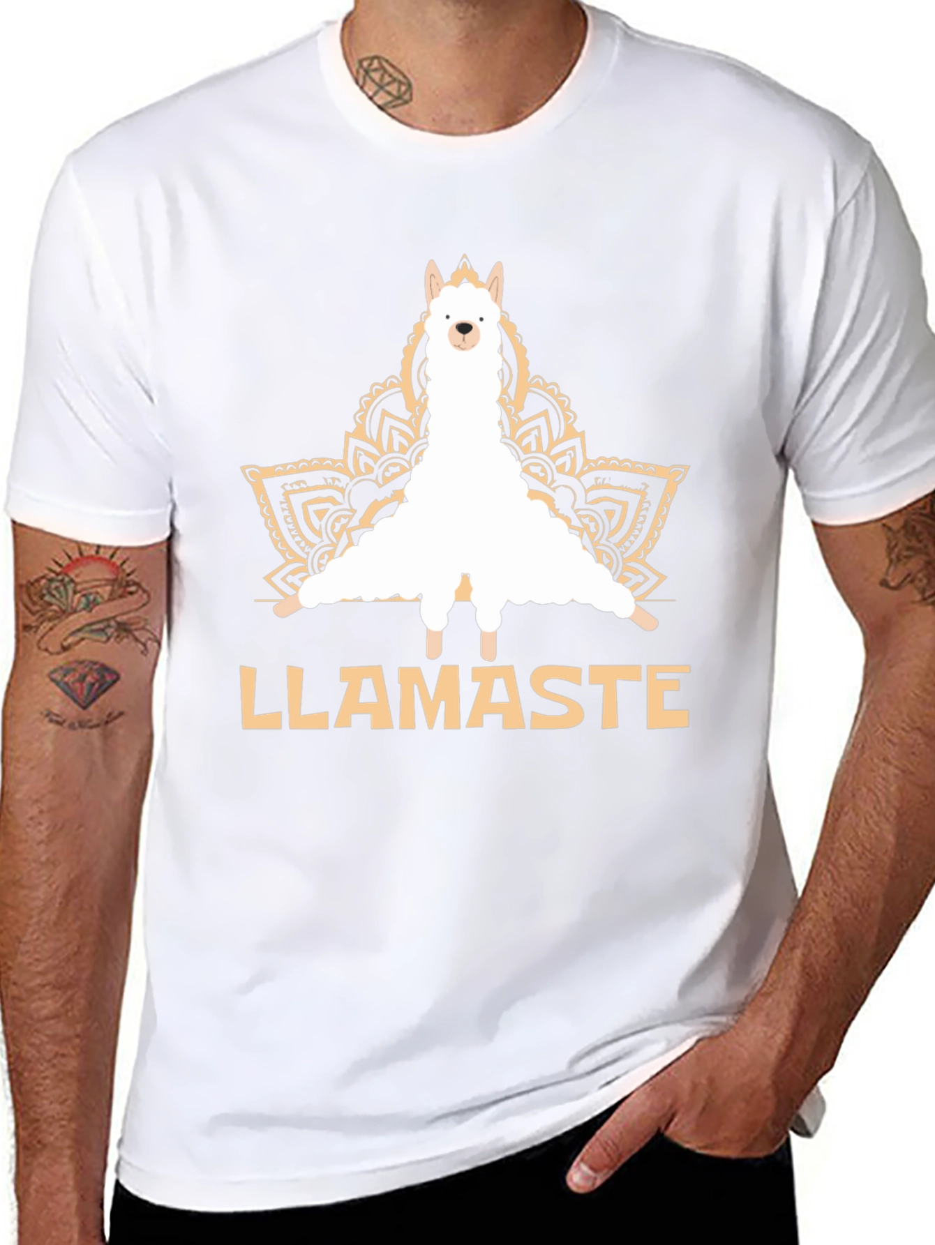 Llamaste Yoga T-Shirt - Relaxed Fit Soft Cotton