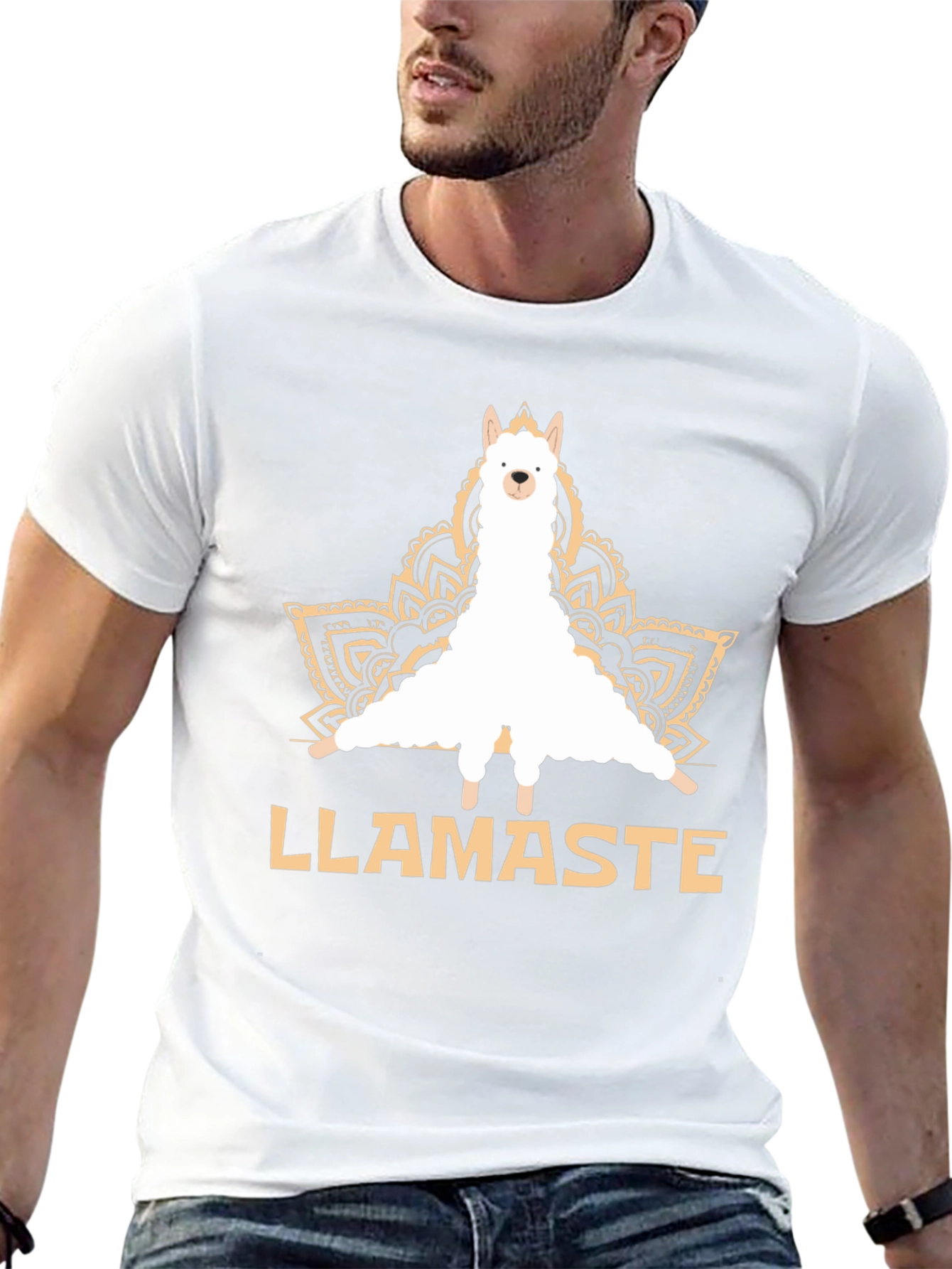 Llamaste Yoga T-Shirt - Relaxed Fit Soft Cotton