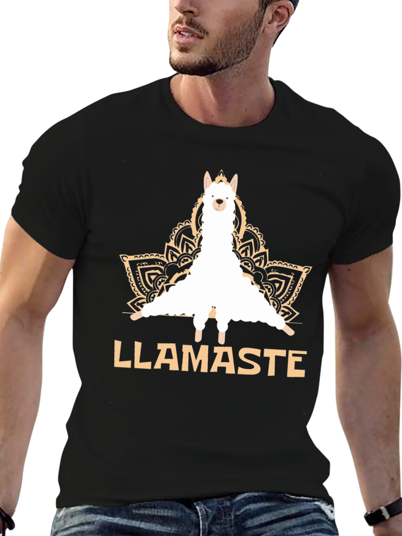 Llamaste Yoga T-Shirt - Relaxed Fit Soft Cotton