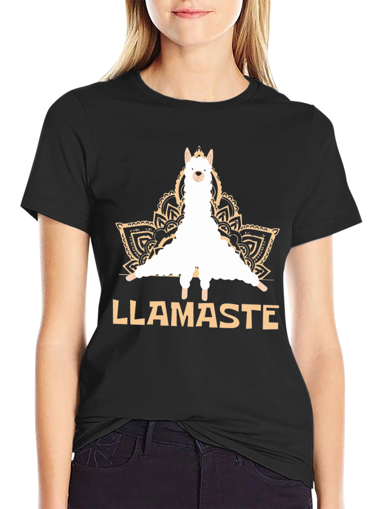 Llamaste Yoga T-Shirt - Relaxed Fit Soft Cotton