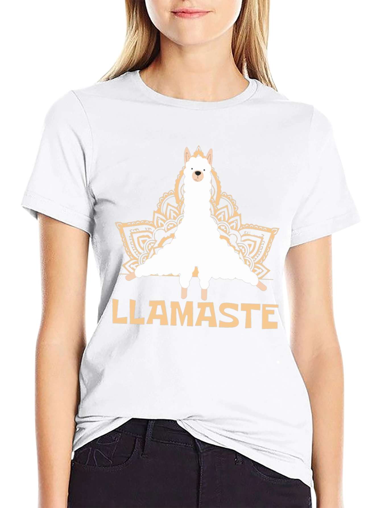 Llamaste Yoga T-Shirt - Relaxed Fit Soft Cotton