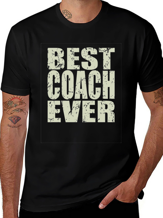 Best Coach Ever Mens T-Shirt - Black