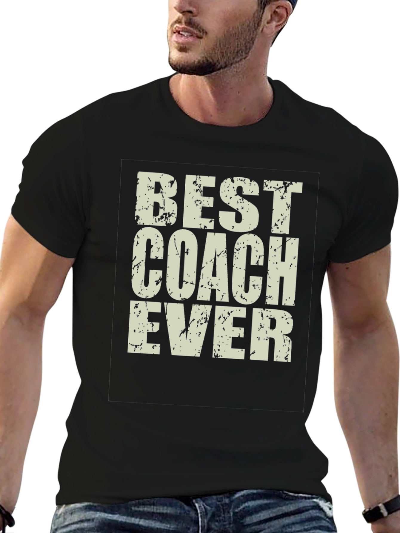 Best Coach Ever Mens T-Shirt - Black