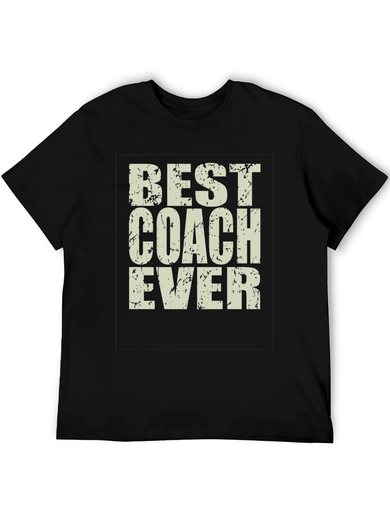 Best Coach Ever Mens T-Shirt - Black