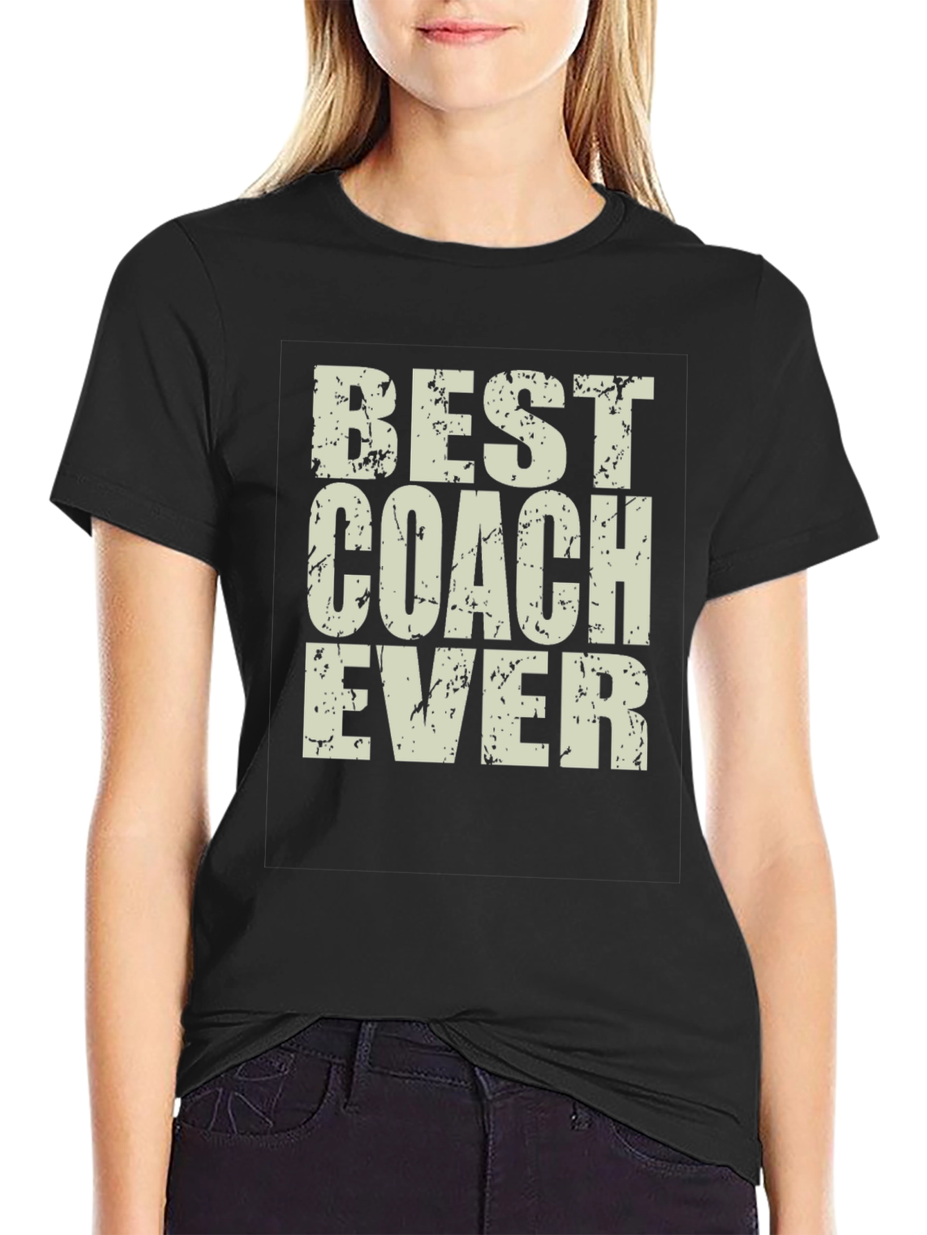 Best Coach Ever Mens T-Shirt - Black