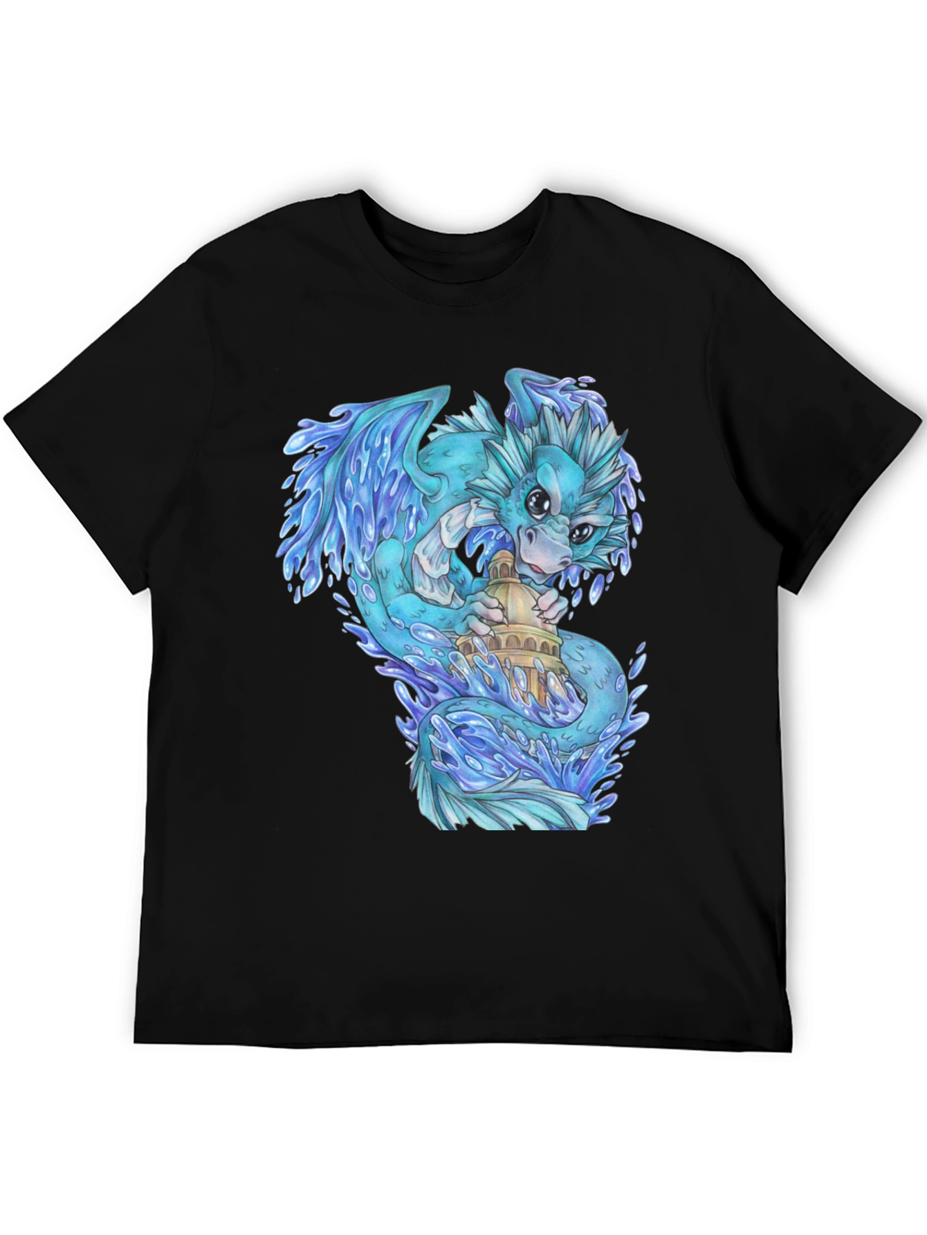 Water Dragon Graphic T-Shirt - Unique Design