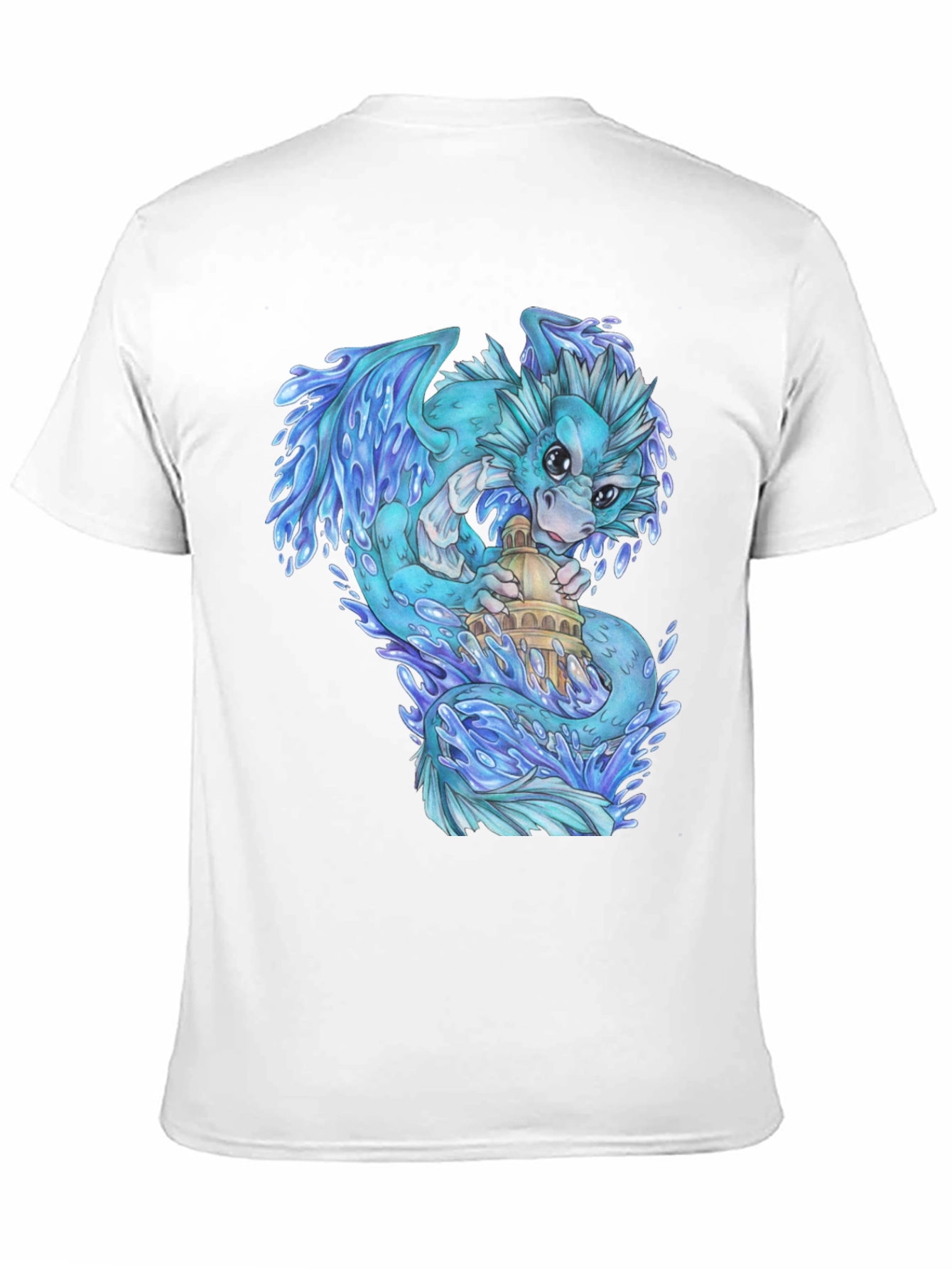 Water Dragon Graphic T-Shirt - Unique Design