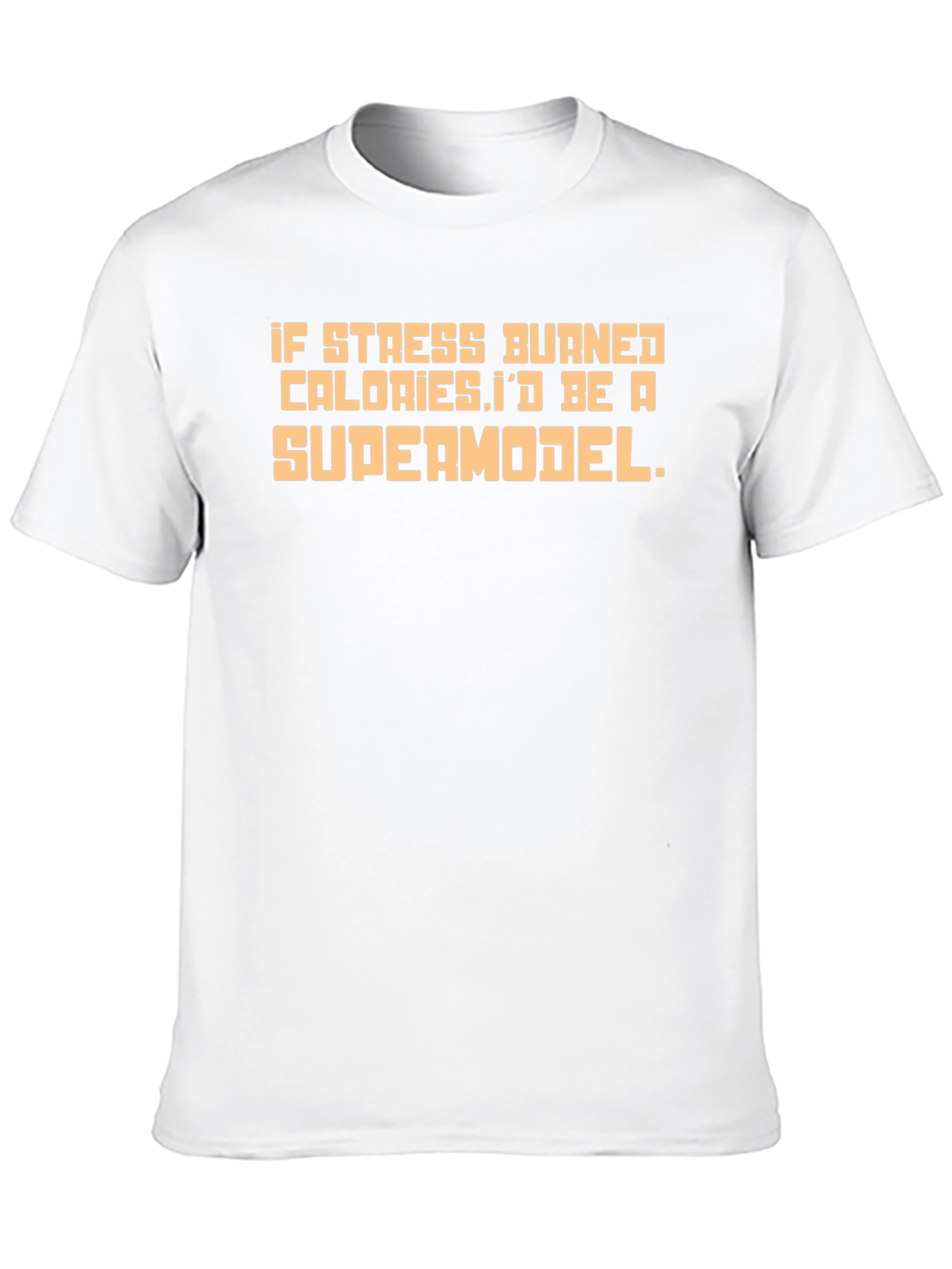 Stress Calories Supermodel Graphic Tee