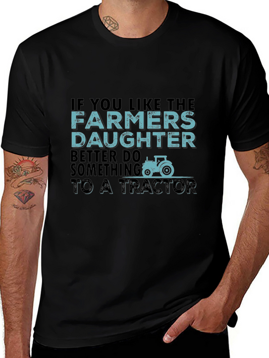 Farmers Daughter Tractor Graphic Tee