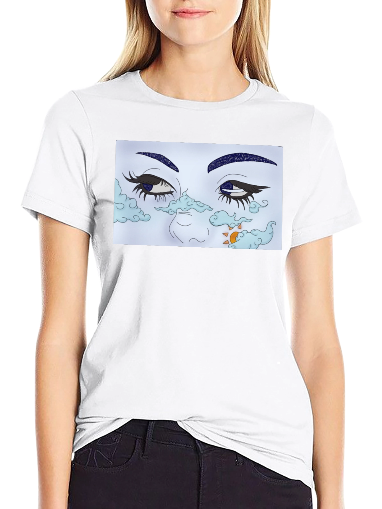 Dreamy Eye Graphic T-Shirt - Unisex Cotton Tee