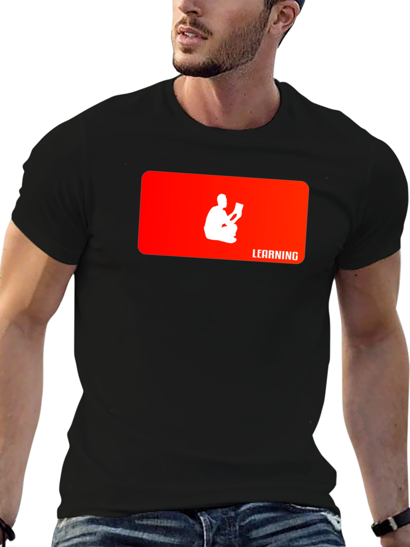 Learning Graphic Tee - Black