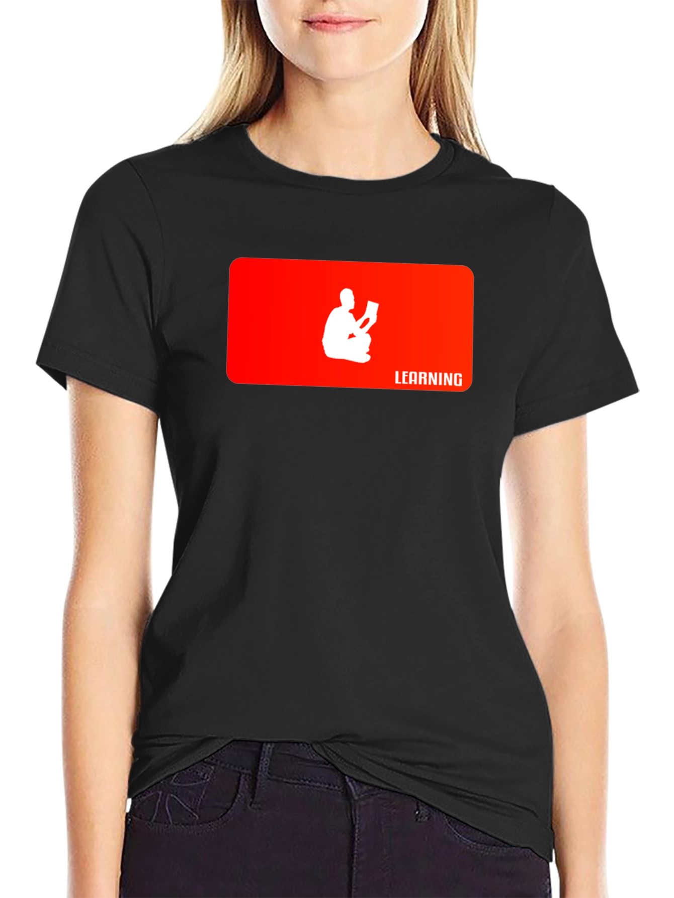Learning Graphic Tee - Black