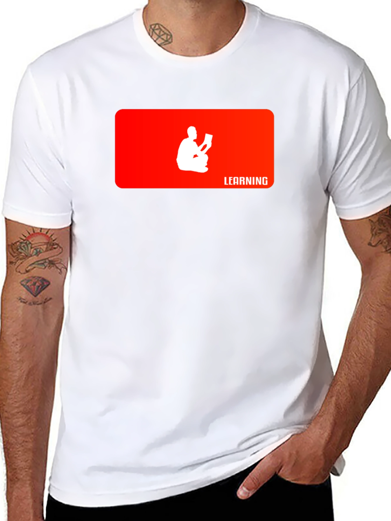 Learning Graphic Tee - Black