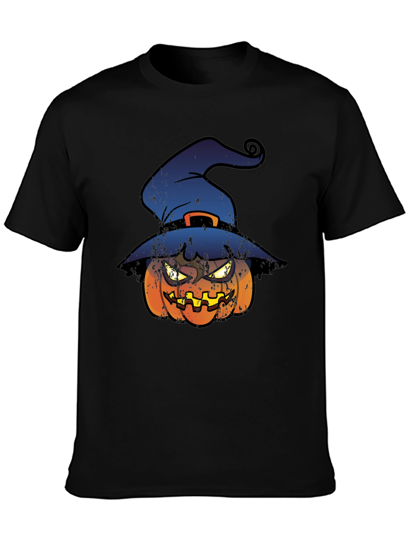 Halloween Pumpkin Witch Hat T-Shirt