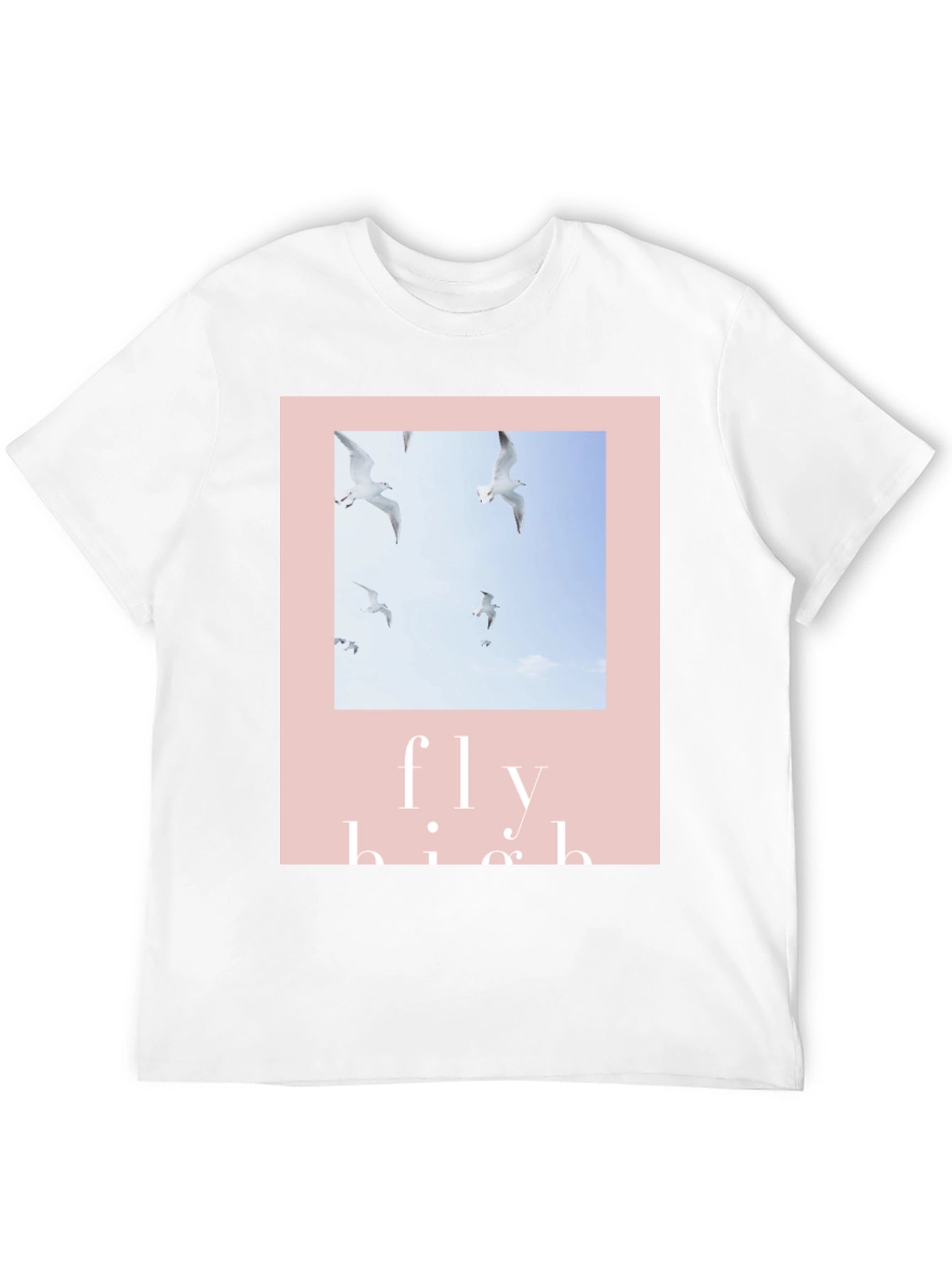 Fly High Graphic Tee - Seagull Design