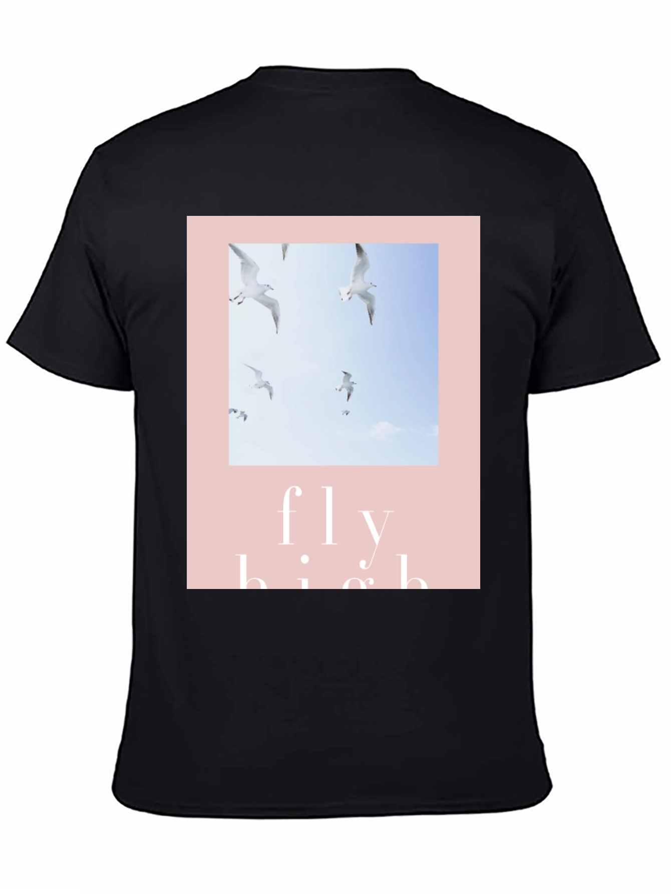 Fly High Graphic Tee - Seagull Design