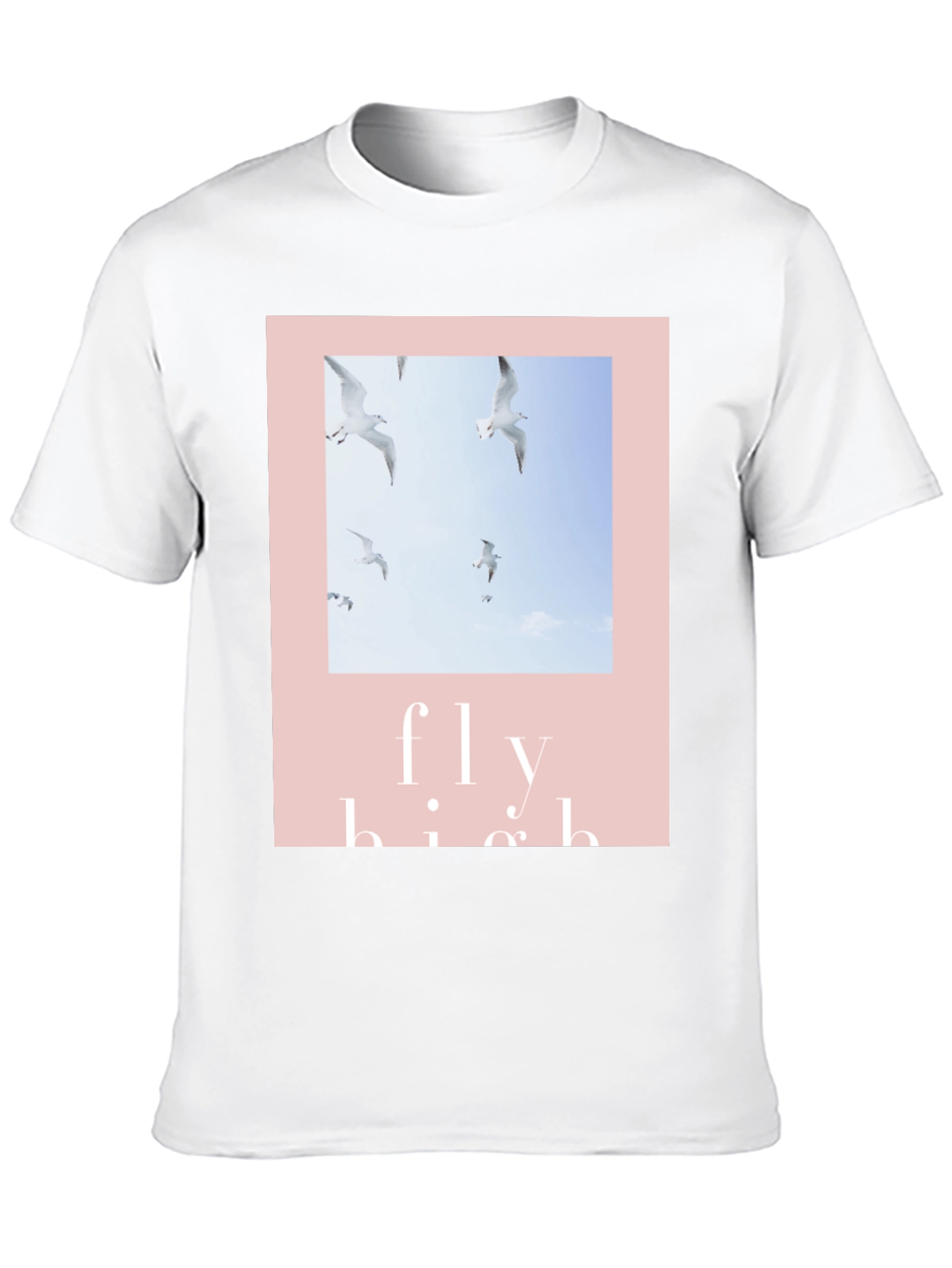 Fly High Graphic Tee - Seagull Design