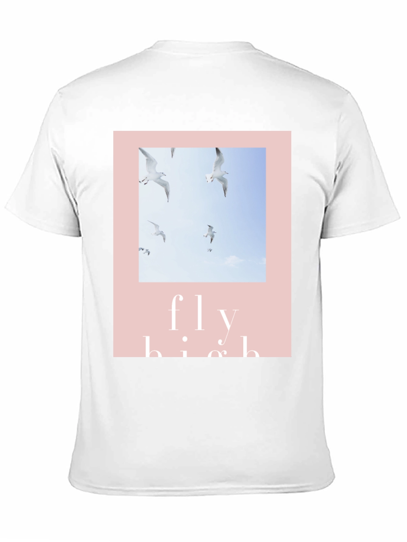 Fly High Graphic Tee - Seagull Design