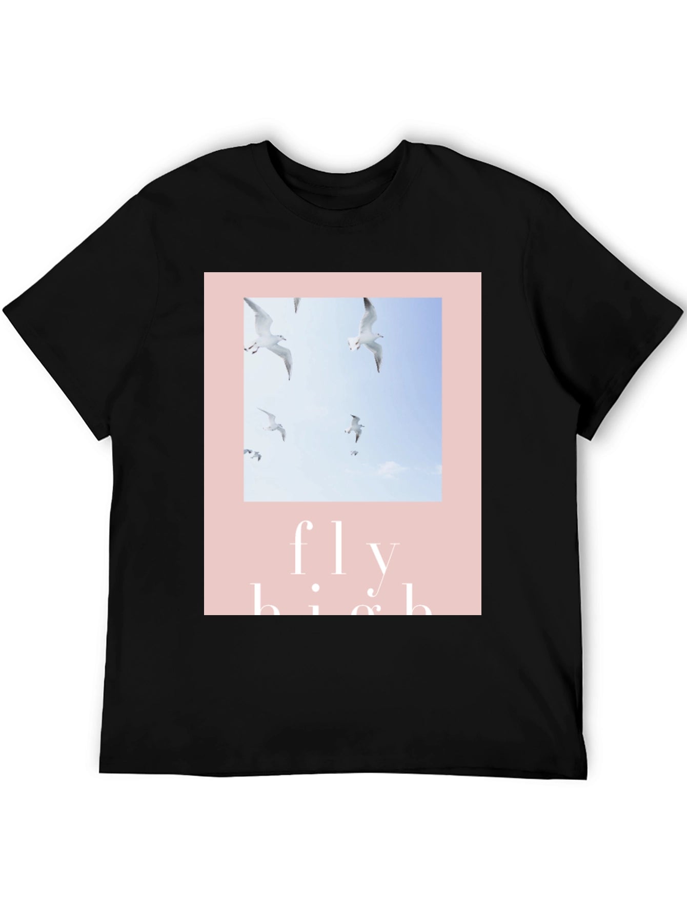 Fly High Graphic Tee - Seagull Design