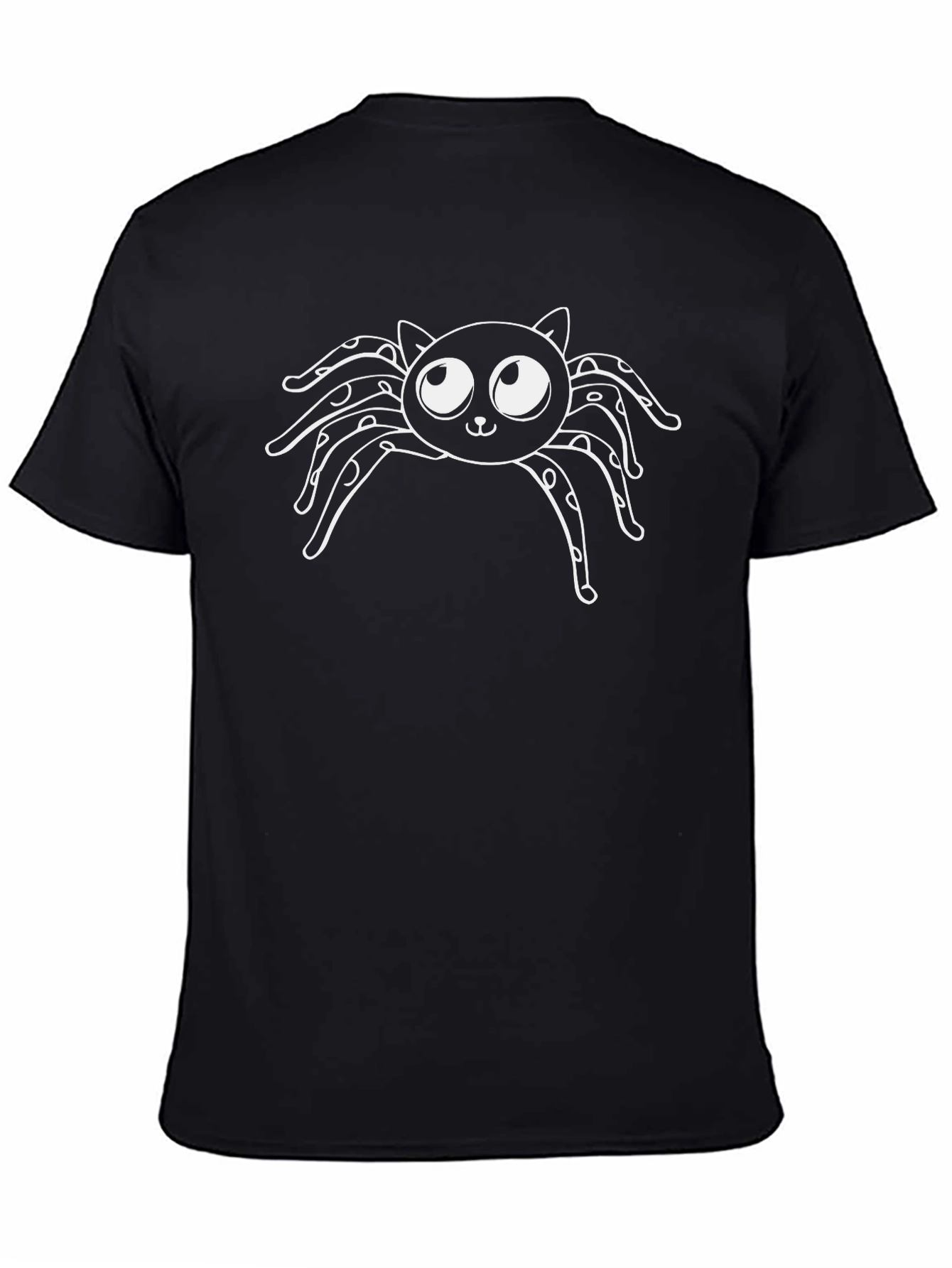 Cute Cat Spider Graphic T-Shirt