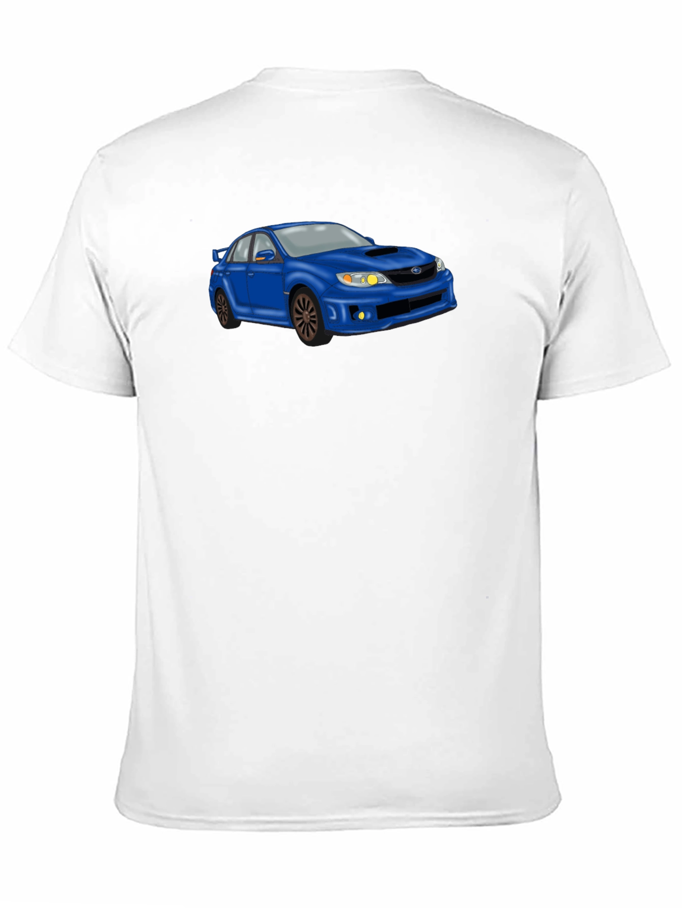 Blue Car Graphic T-Shirt
