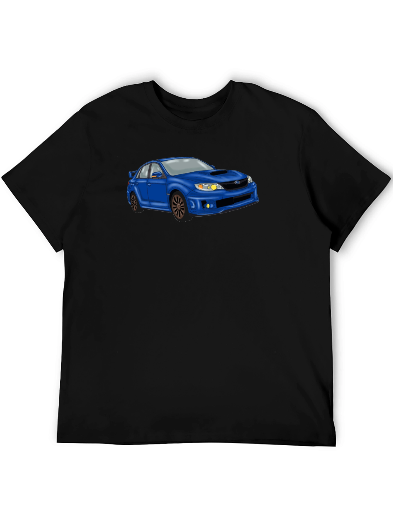 Blue Car Graphic T-Shirt