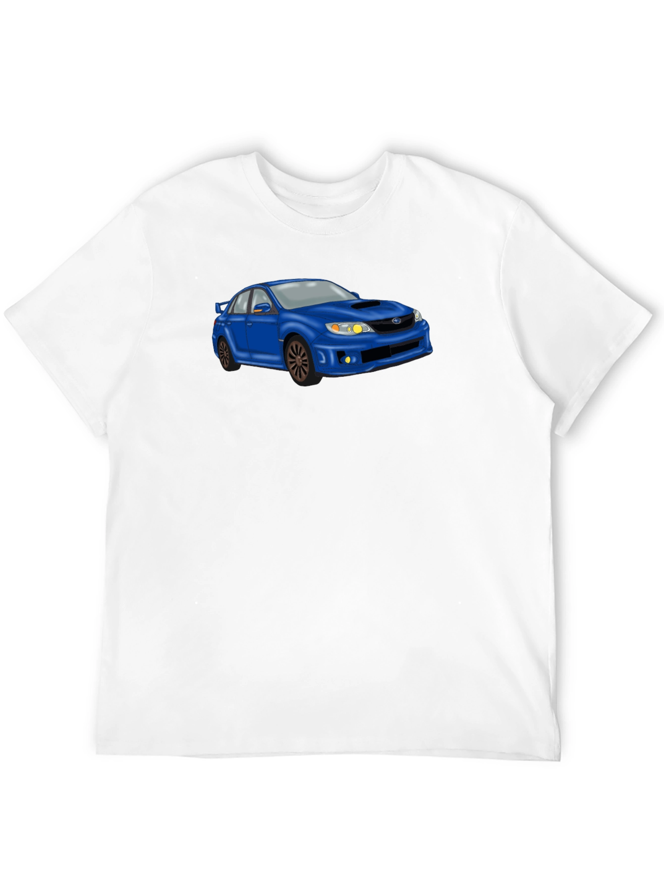 Blue Car Graphic T-Shirt