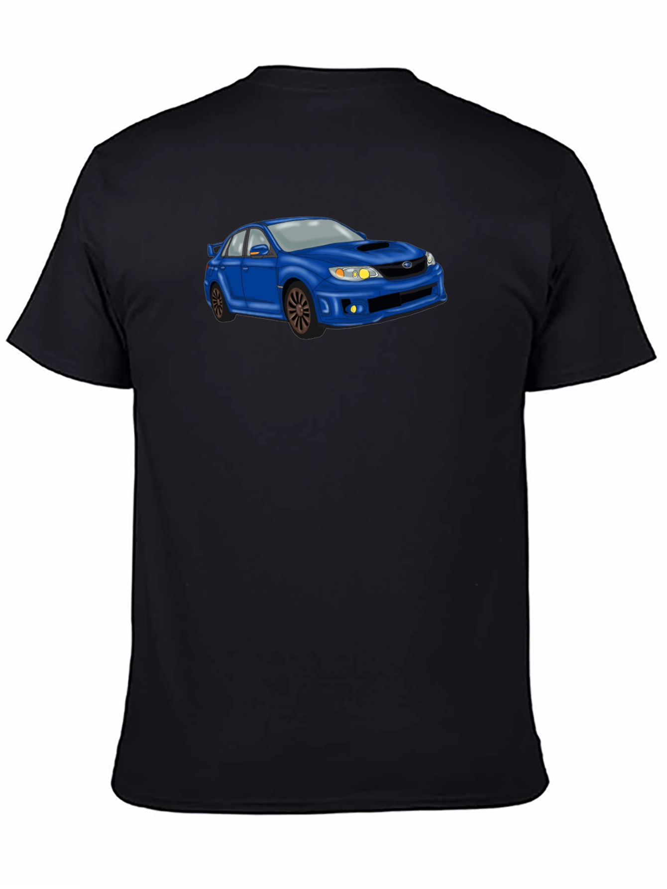 Blue Car Graphic T-Shirt