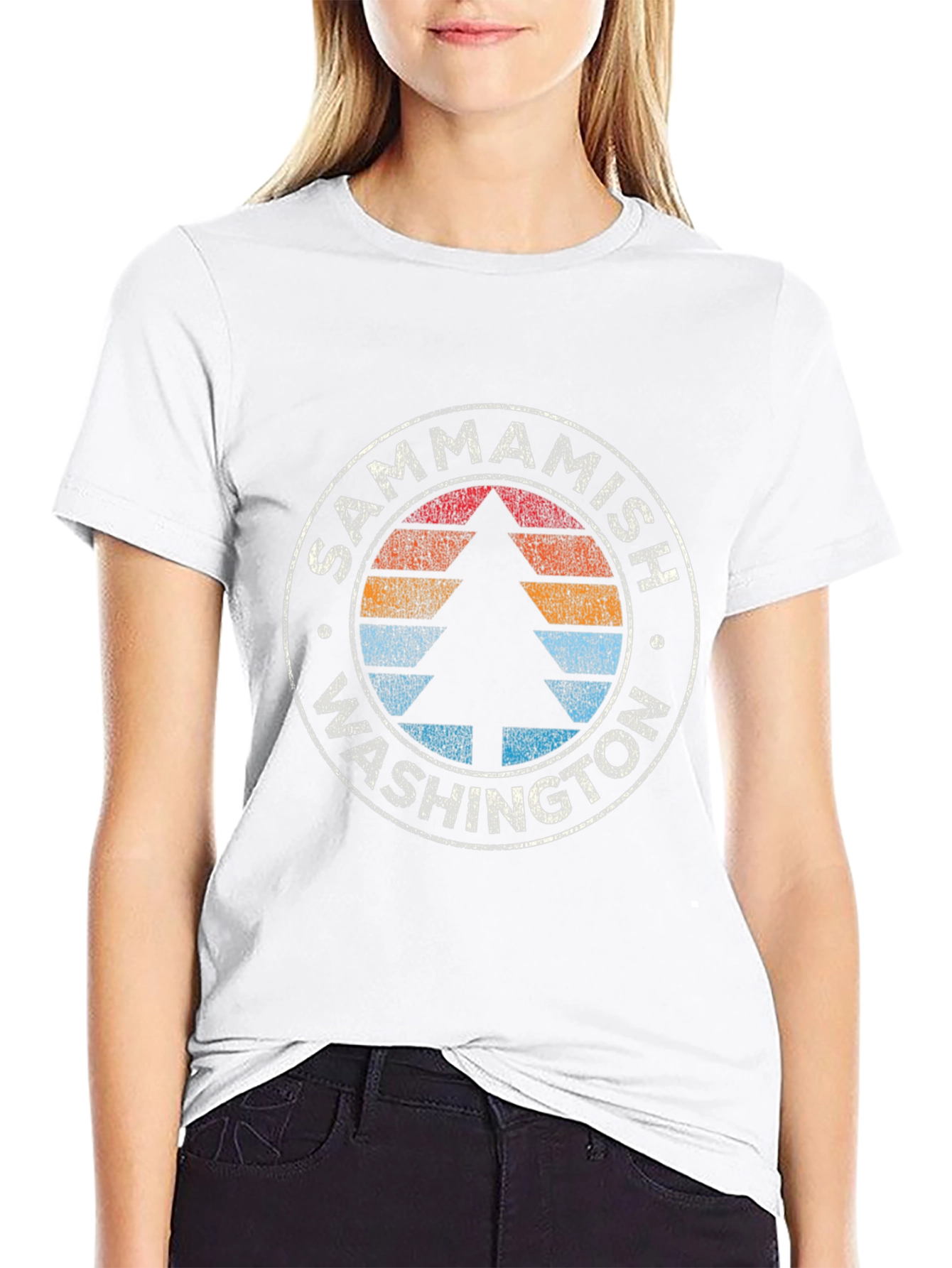 Sammamish Washington Tree Graphic T-Shirt
