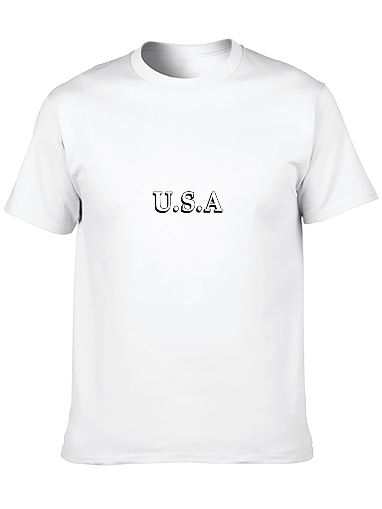 Minimalist Black USA T-Shirt