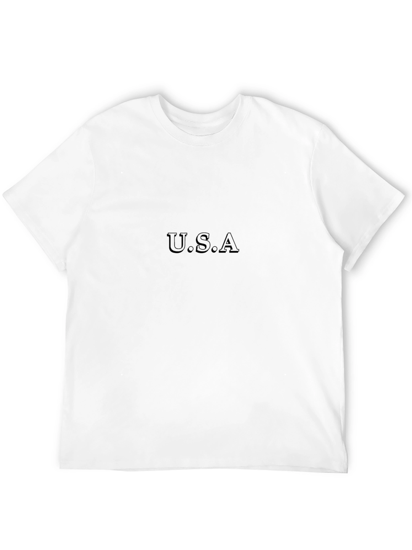 Minimalist Black USA T-Shirt