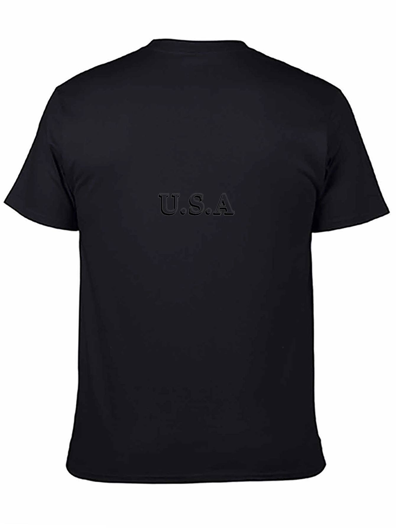 Minimalist Black USA T-Shirt